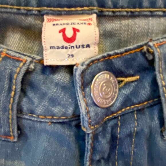 True Religion embroidered geisha Back Pocket Boot Cut / Y2K/ SIZE 29 - Picture 6 of 6